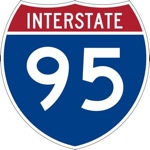 Route 95 highway sign